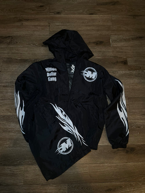 MDG Black Windbreaker Set