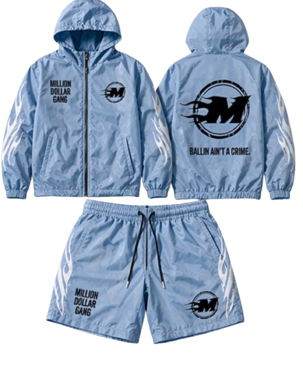 MDG Sky Blue Windbreaker Set