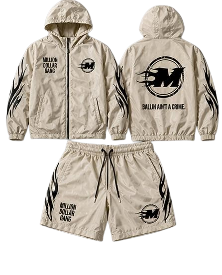 MDG Sand Windbreaker Set